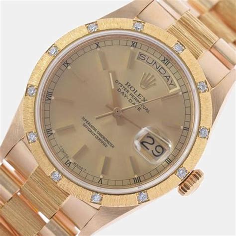 rolex 40mm president 18k yellow gold diamond 29.5 ct price|who buys rolex watches.